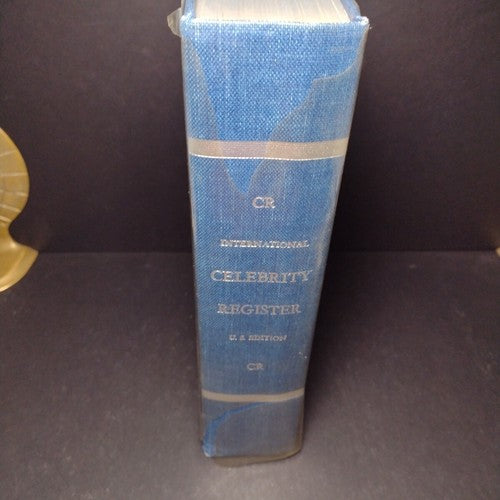 International Celebrity Register U.S. Edition -1959 First Edition Hardcover