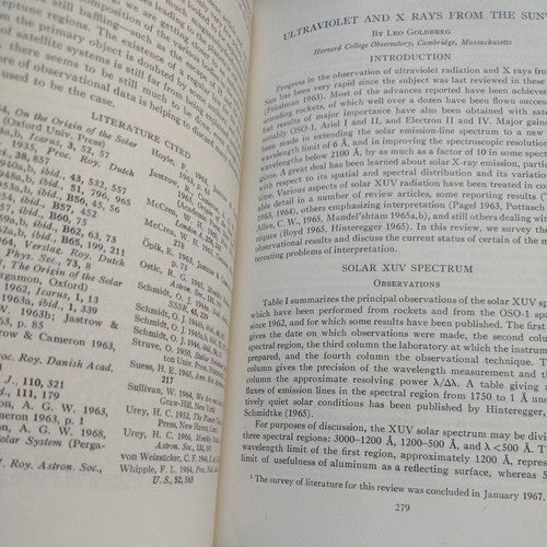 Annual Review Of Astronomy And Astrophysics Vol 5 1967 antique
