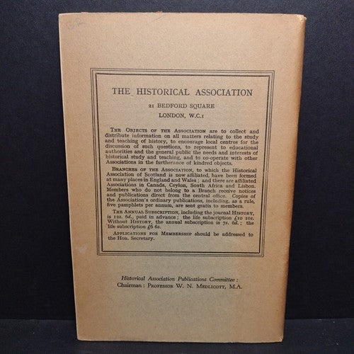 The Early History of Science: A Short Handlist -Paperback 1950 -Scientific Hist.
