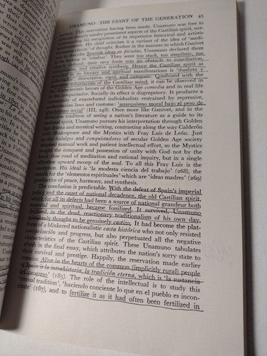 The Generation of 1898 in Spain by Donald Shaw -Paperback -1975 -Spain History