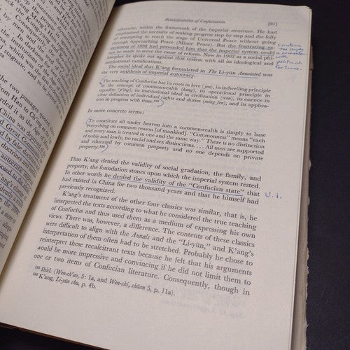 A Modern China and a New World by Kung-chuan Hsiao -Hardcover -1975 -Anthropol.