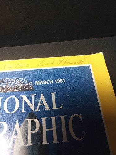 Vintage March 1981 National Geographic Magazine Signed Space Shuttle