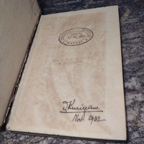 The Political Philosophy of Mr. Gandhi by M. Ruthnaswamy -1922 1st Publication