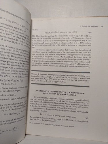 Thermal Physics By C. Kittel -1972 -HCwDJ -1st Print -Ex Libris -Physics Books