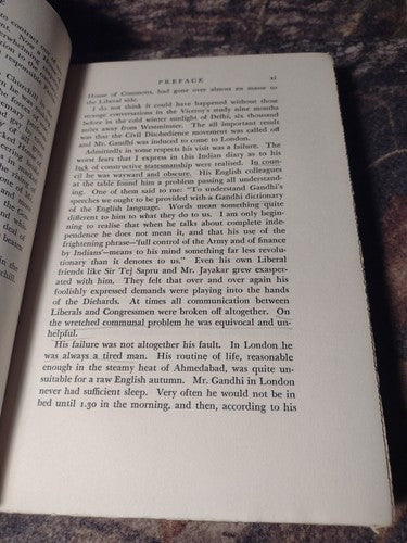 Naked Faquir by Robert Bernays -1932 -Hardcover -History Of Ghandi -Vintage