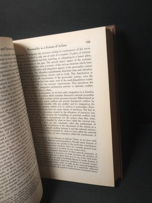 Toward a General Theory of Action by Talcott Parsons -Hardcover 1952 Psychology