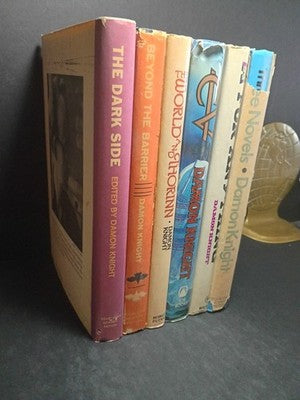 Damon Knight Hardcover Books Bundle, 6 Books Total: Dark Side, EV, Beyond, +More