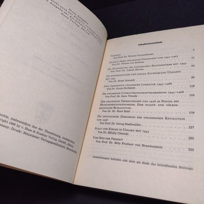 Ungarn Zehn Jahre Danach 1956-1966: Ein Wissenschaftliches Sammelwerk