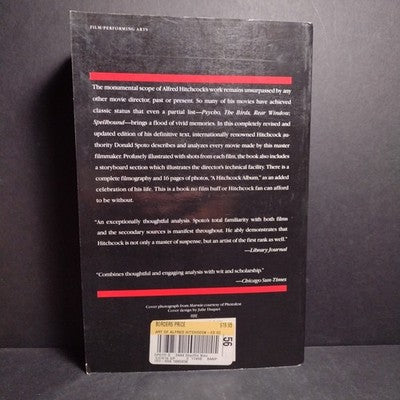 The Art of Alfred Hitchcock: Fifty Years of His Motion Pictures by Donald Spoto