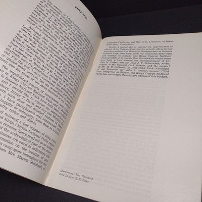 Indians of Sequoia and Kings Canyon by A.B. Elsasser -Paperback 1972 Revised