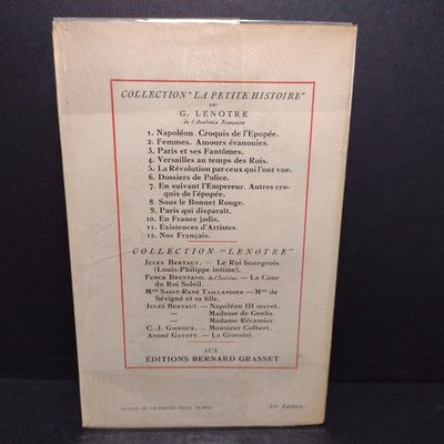 "La Petite Histoire" #11: Existences D'Artistes De Moliere a Victor Hugo 1940 PB