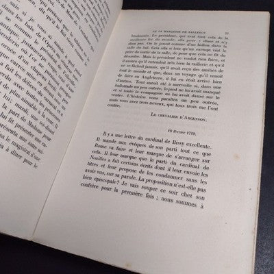 Les Correspondants De La Marquise De Balleroy, Tomes 1&2 1883 French Paperbacks