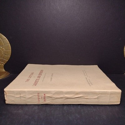 The Letters of Lafayette and Jefferson by Gilbert Chinard -1927 1st Ed Paperback