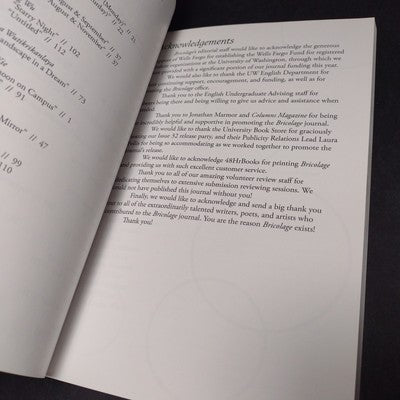 Bricolage Literary & Visual Arts Journal Issue #32 - 2014 Paperback