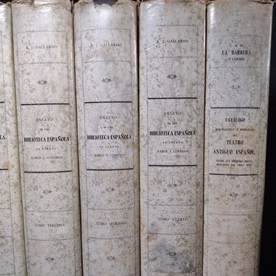 Ensayo De Una Biblioteca Espanola De Libros Raros Y Curiosos Tomo 1 - 4 +
