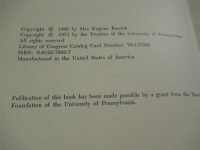 Tercera Parte De La Tragicomedia De Celestina by Mac E. Barrick  hardback..