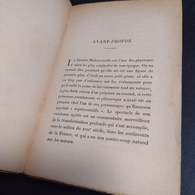 La Jeunesse De La Grande Mademoiselle (1627-1652) Arvede Barine - 1909 New Ed.