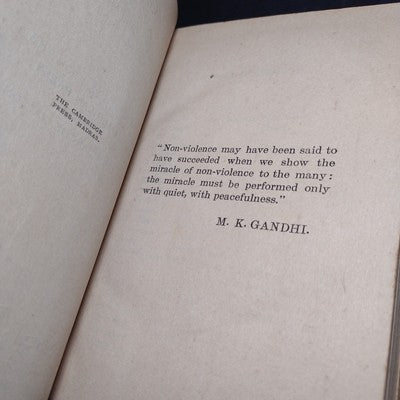 Gandhi and Non-Violent Resistance by Miss Blanche Watson -1923 Hardcover