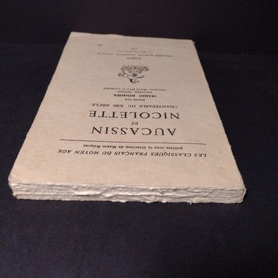Aucassin Et Nicolette: Chantefable Du XIIIe Siecle par Mario Roques -Deuxieme Ed