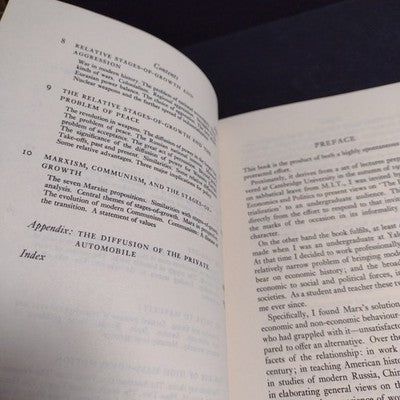 The Stages of Economical Growth: A Non-Communist Manifesto by W.W. Rostow - 1964