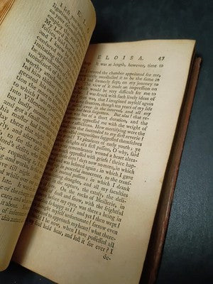 ELOISA Series of ORIGINAL LETTERS by J J ROUSSEAU Vol 4 1769 Exlibris