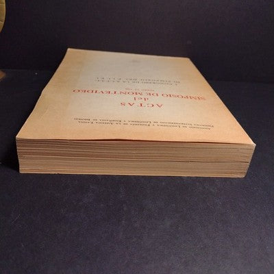 Actas del Simposio de Montevideo: Enero de 1966 - 1975 Spanish Paperback