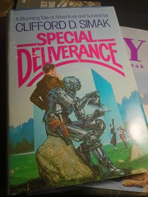 Hardcover Science Fiction Book Bundle, 10 Books: Simak, Carr, Brunner