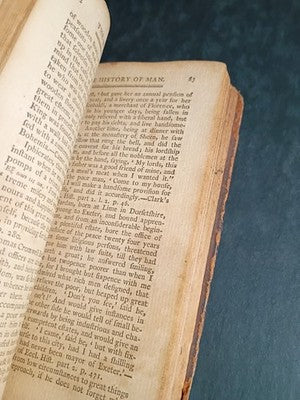 History of Man Wonders of Human Nature Virtues Vices and Defects Both Sexes 1796