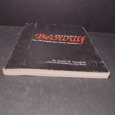 A Readable Beowulf: The Old English Epic Newly Translated By Stanley Greenfield