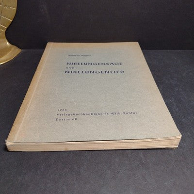 Nibelungensage Und Nibelungenlied, Andreas Heusler -German Paperback 1955