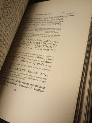 Bibliotheca Americana Vetustissima, A Description of Works Relating to America