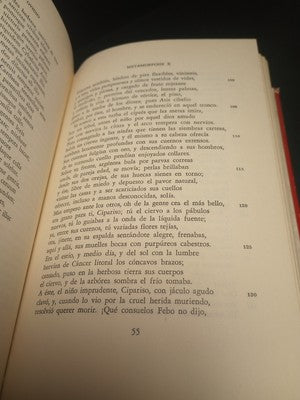 Ovidio Metamorfosis: Libros I-XV, Ruben Bonifaz Nuno -1980 Spanish (2 Books)