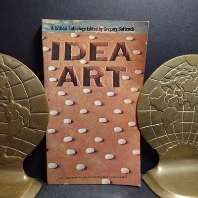 Idea Art By Gregory Battcock - 1973 1st Edition Paperback - Philosophical & Art