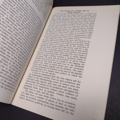 Indians of Sequoia and Kings Canyon by A.B. Elsasser -Paperback 1972 Revised