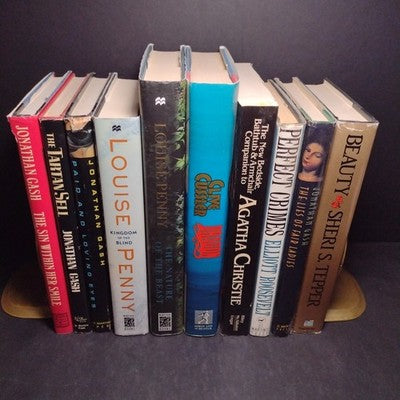 Hardcover Crime, Thriller, And Mystery Book Bundle - 10 Total Books, 1980-2010