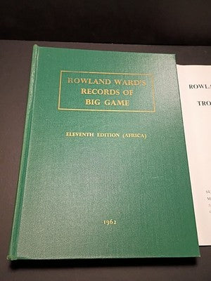 1962 Rowland Ward's Records of Big Game Africa Illustrated