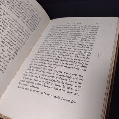 The Long Roll On The Rhine by Alexander Powell -1934 Hardcover Ex Libris Copy