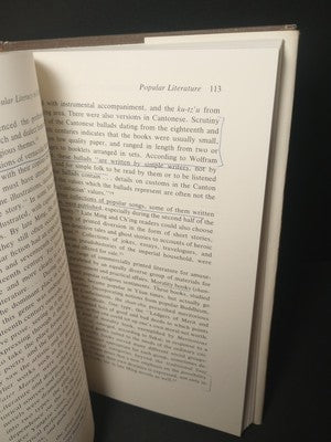 Education and Popular Literacy in Ch'ing China by Evelyn Rawski -Hardcover 1979