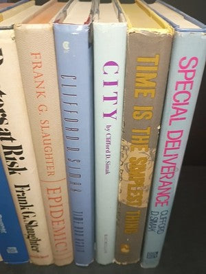 Hardcover Science Fiction Book Bundle, 10 Books: Simak, Carr, Brunner