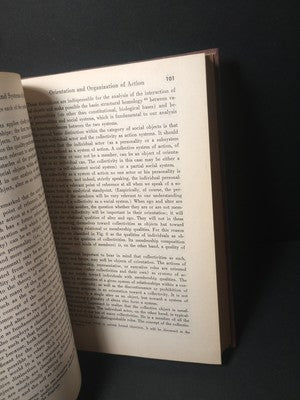 Toward a General Theory of Action by Talcott Parsons -Hardcover 1952 Psychology