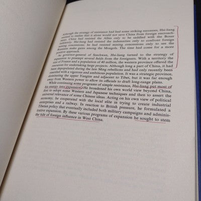 Hsi-Liang and the Chinese National Revolution by Roger V. Des Forges -1973 HC