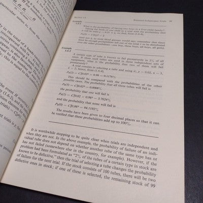 Elements of Applied Probability Theory by Petr Beckmann - 1968 Examination Copy