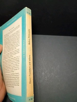 Before Philosophy 1954 Frankfort Wilson Jacobsen Pelican Book ppbk