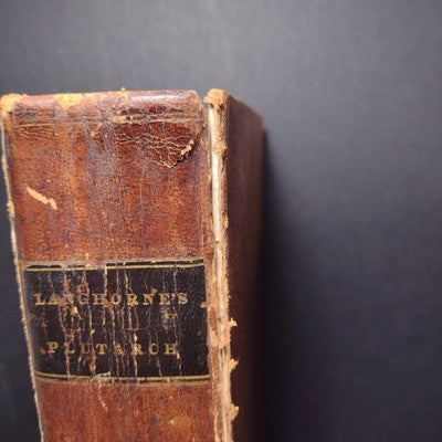 Plutarch's lives translated from the original Greek exlibris 1832