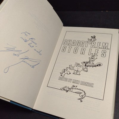 Shaggy B.E.M. Stories Edited by Mike Resnick -1988 1st Edition Signed by Author