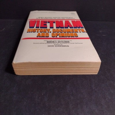 Vietnam: History, Documents, And Opinions By Marvin Gettleman - 1970 Paperback