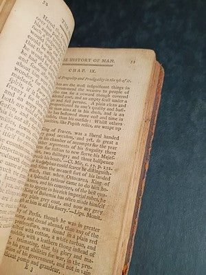 History of Man Wonders of Human Nature Virtues Vices and Defects Both Sexes 1796