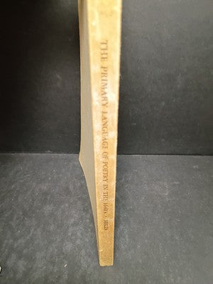 The Primary Language of Poetry in the 1640's by Josephine Miles -1948 Paperback