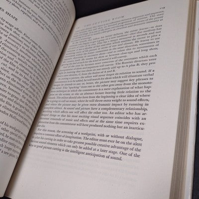 Film And Its Techniques by Raymond Spottiswoode -1970 4th Printing Hardcover
