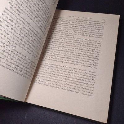 Winslow Homer by Lloyd Goodrich -1944 Library Binding Hardcover